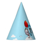 パーティー時間！パーティーのおもしろい浮動オポッサム パーティーハット (左)