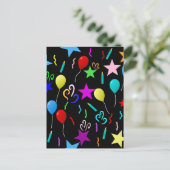 パーティー時間、フェスティバルデザイン、 ポストカード (スタンド正面)