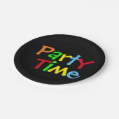 パーティー時間 ペーパープレート (アングル)