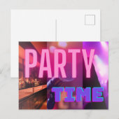 パーティー時間 ポストカード (正面/裏面)