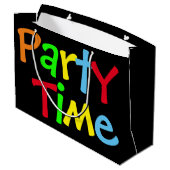 パーティー時間 ラージペーパーバッグ (裏面アングル)