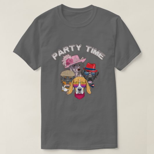 パーティー時間 Tシャツ (デザイン正面)