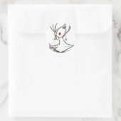 パーティー時間Divaスタンプカスタマイズ- ラウンドシール (バッグ)