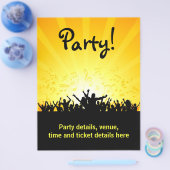 パーティー機 チラシ (シングル)