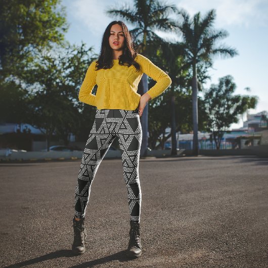 パーティー水玉模様 カプリレギンス