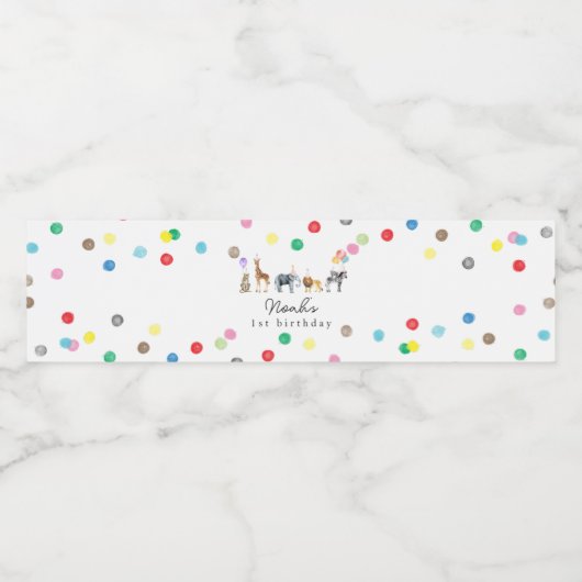 パーティー水瓶札 ペットボトルラベル (シングルラベル)