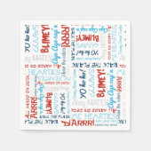 パーティー海賊用ナプキンズ スタンダードカクテルナプキン (正面)