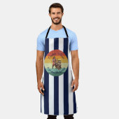 パーティー海賊誕生日エプロン エプロン (着用した状態)