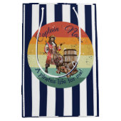 パーティー海賊誕生日メディア抱き枕 ミディアムペーパーバッグ (正面)