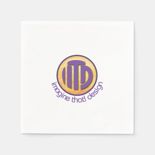 パーティー温度 スタンダードカクテルナプキン (正面)