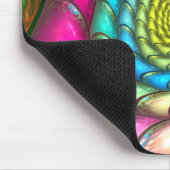 パーティー溶融カラフル抽象芸術緩和曲線 マウスパッド (コーナー)