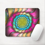 パーティー溶融カラフル抽象芸術緩和曲線 マウスパッド (マウス)