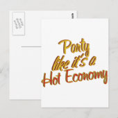 パーティー熱 ポストカード (正面/裏面)