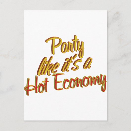 パーティー熱 ポストカード (正面)