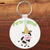 パーティー牛 キーホルダー (正面)