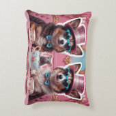 パーティー犬とマウス アクセントクッション (裏面(縦))