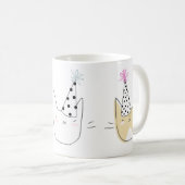 パーティー猫マグ コーヒーマグカップ (正面右)