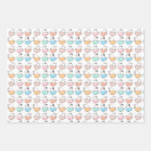 パーティー猫二包紙 ラッピングペーパーシート (正面)