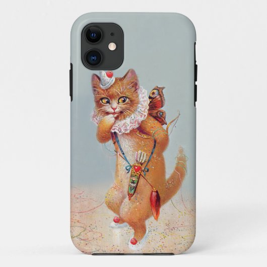 パーティー猫-ヴィンテージiphone5の場合 Case-Mate iPhoneケース (裏面)
