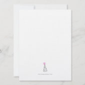 パーティー猫 招待状 (裏面)