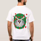 パーティー用おかしなセーター Tシャツ (裏面)