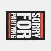 パーティー用にすまない面白いプレゼント、バレンタインデー フリースブランケット (正面(横))