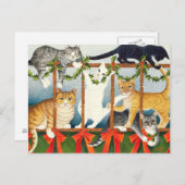 パーティー用のゲーム インビテーションポストカード (正面/裏面)