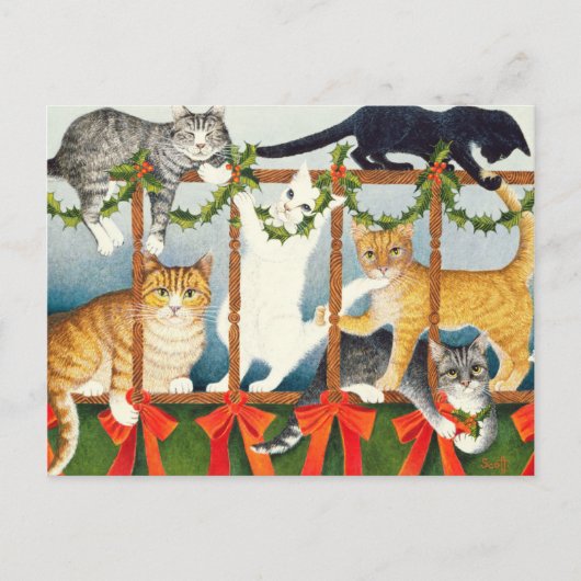 パーティー用のゲーム インビテーションポストカード (正面)