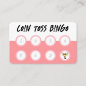 パーティー用ビンゴカード飲みゲーム 名刺 (正面)