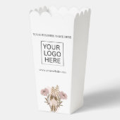 パーティー用品カスタムロゴ&文字ポップコーン フェイバーボックス (裏面)