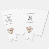 パーティー用品カスタムロゴ&文字ポップコーン フェイバーボックス (見開き)