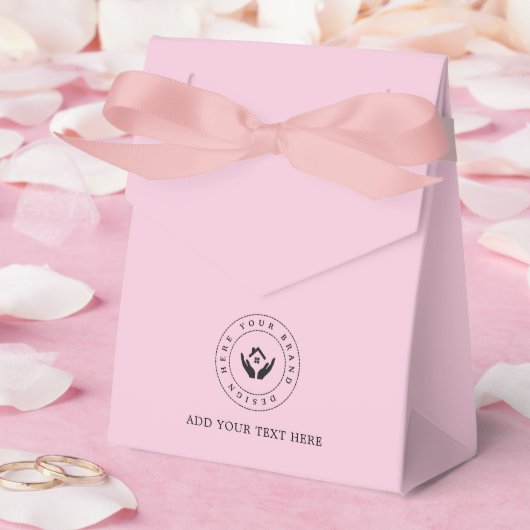 パーティー用品 カスタムロゴ＆テキスト パッケージング フェイバーボックス (ウェディング)