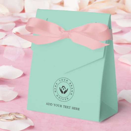 パーティー用品 カスタムロゴ＆テキスト パッケージング フェイバーボックス (ウェディング)