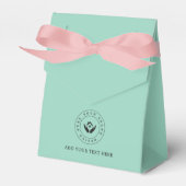 パーティー用品 カスタムロゴ＆テキスト パッケージング フェイバーボックス (正面サイド)