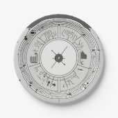 パーティー用品>食器>紙とパーティープレート ペーパープレート (正面)