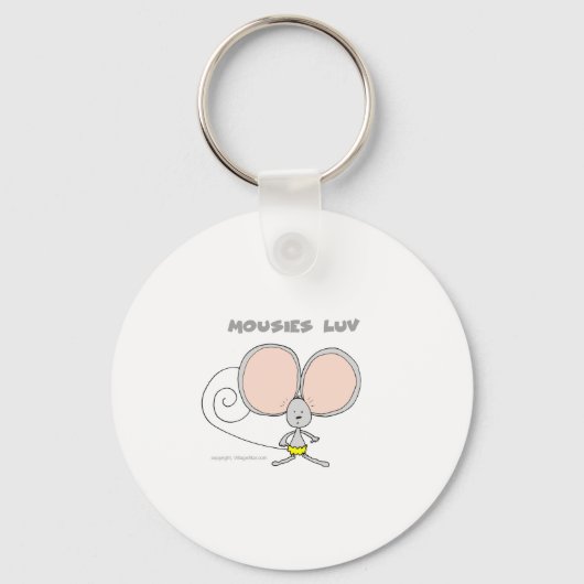 パーティー用紙皿 Mousies Luv キーホルダー (正面)