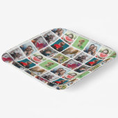 パーティー画像コラージパターン ペーパープレート (傾斜あり)