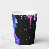 パーティー白熱［赤熱］光を放つリボンのストリーマーの死の日 紙コップ (裏面)