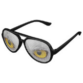 パーティー眼鏡フクロウ アビエーターサングラス (アングル)