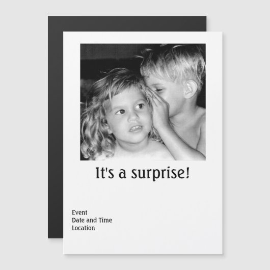 パーティー磁気招待状を持つ マグネット招待状 (正面/裏面)