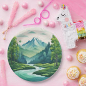 パーティー紙プリーツ ペーパープレート (パーティー)