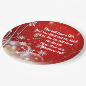 パーティー紙プレート彼女は息子のクリスマス7" ペーパープレート (アングル)