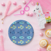 パーティー紙プレート数々の – 色魚 ペーパープレート (パーティー)