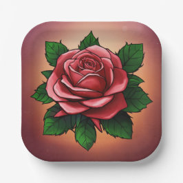 🎉パーティー紙プレート-鮮やかデザイン!🍽️ ペーパープレート