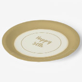 パーティー紙中国ルック50周年記念 ペーパープレート (アングル)