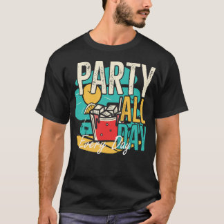 パーティー終日 Tシャツ