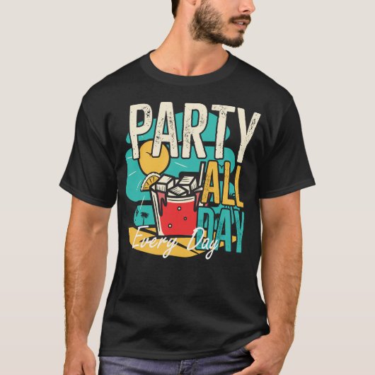 パーティー終日 Tシャツ (正面)