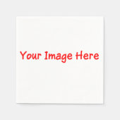 パーティー結婚のカスタム画像4Delia スタンダードカクテルナプキン (正面)