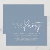 パーティー結婚の後は幸いにも 招待状 (正面/裏面)