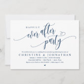 パーティー結婚の後は幸いにも 招待状 (正面)
